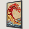 Kanagawa Wave Art Poster - Japanese Coastal Decor