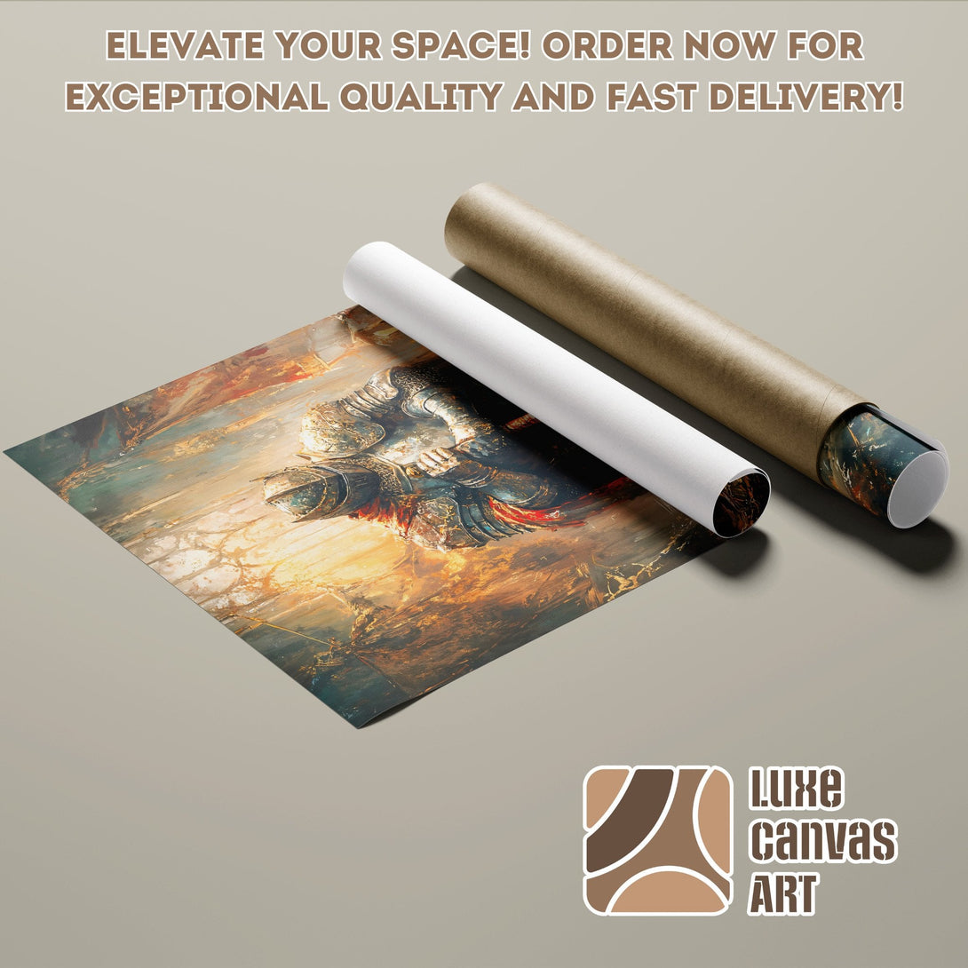 Floral Poster Roll with roses, dark background, and warm color palette. Order yours today!