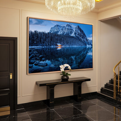 Lake Louise Canadian Nature Canvas Print Wall Art