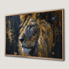 Large Lion Face Canvas Print Oil Painting Wall Art