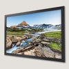 Logan Pass Summer View Art Poster - Majestic Montana Landscape