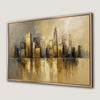 Luxurious Cityscape Reflection Canvas Print Wall Decor
