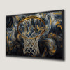 Luxury Basketball Hoop Canvas Print for Modern Home Decor