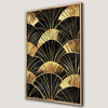 Luxury Black and Gold Abstract Canvas Print Wall Art