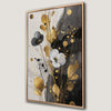 Luxury Floral Abstract Flowers Painting Canvas Print