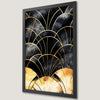 Luxury Gold and Black Pattern Art Poster for Sophisticated Decor