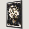 Magnolia Gothic Floral Bouquet Art Poster for Home Decor