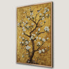 Magnolia Tree with Bird Framed Canvas Print Art