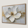 Magnolia with Gold Accents Framed Canvas Print