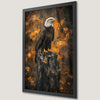 Majestic Bald Eagle Art Poster - Autumn Wildlife Decor