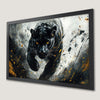 Majestic Black Panther Art Poster - Modern Wildlife Decor