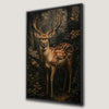 Majestic Deer in Forest Canvas Print Animal Art