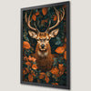 Majestic Deer in Mystical Forest Art Poster for Home