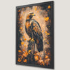 Majestic Eagle in Autumn - Art Poster for Fall Decor