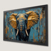 Majestic Elephant Portrait Art Poster for Home Decor