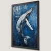 Majestic Humpback Whale Art Poster - Ocean Wall Decor