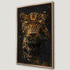 Majestic Jaguar Abstract Canvas Print for Wildlife Lovers