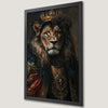 Majestic Lion Portrait Art Poster for Luxury Home Decor