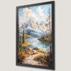 Majestic Mountain Lake Art Poster | Nature Wall Decor