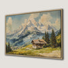 Majestic Mountain Landscape Canvas Print for Cozy Living Room