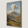 Majestic Mountain Landscape Framed Canvas Print Artwork