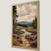 Majestic Mountain River Art Poster - Nature Wall Decor