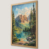 Majestic Mountain Wilderness Art Poster for Home Decor