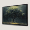 Majestic Oak Tree Canvas Print with Lush Green Foliage