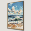 Majestic Ocean Waves Canvas Print Coastal Decor