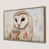 Majestic Owl Framed Canvas Print for Elegant Decor
