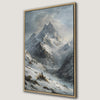 Majestic Snowy Mountain Peaks Canvas Print Wall Art