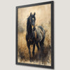 Majestic Stallion Art Poster for Rustic Home Decor