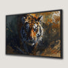 Majestic Tiger Portrait Canvas Print Colorful Wall Art