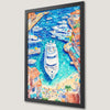Mediterranean Marina Art Poster | Coastal Nautical Wall Decor