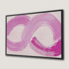 Minimalist Abstract Pink Infinity Canvas Print Modern Art