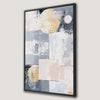 Minimalist Art in Grey and Beige Canvas Print Decor