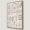 Minimalist Boho Dreamcatcher Watercolor Canvas Print