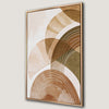 Minimalist Mid Century Geometric Canvas Print for Bedroom