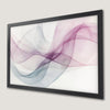 Minimalist Purple and Gray Art Poster for Modern Decor