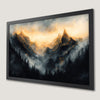 Misty Mountain Landscape Art Poster - Nature's Beauty on Your Wall
