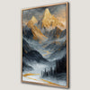 Misty Mountain Landscape Canvas Print Modern Scenery