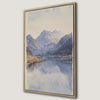 Misty Mountains Tranquil Landscape Canvas Print Art