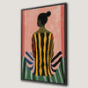 Modern Abstract Woman Canvas Print Minimalist Art Decor