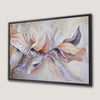 Modern Floral Elegance Canvas Print in Pastel Colors