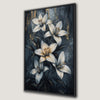 Modern Floral Elegance Lily Art Canvas Print