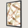 Modern Geometric Art Poster in Warm Tones for Home Decor