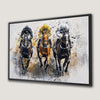 Modern Horse Racing Equestrian Canvas Print Wall Art