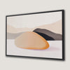 Modern Minimalism Abstract Canvas Print with Pastel Hues