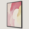 Modern Minimalist Canvas Print with Pink Pastel Colors
