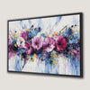 Modern Vibrant Floral Art Canvas Print for Living Room
